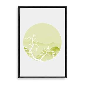 Framed Circular Pattern Home Artwork for Living Room Bedroom