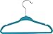 Utopia Home Kids Velvet Hangers - Small Clothes Hanger - Non Slip - Space Saver (25, Blue)