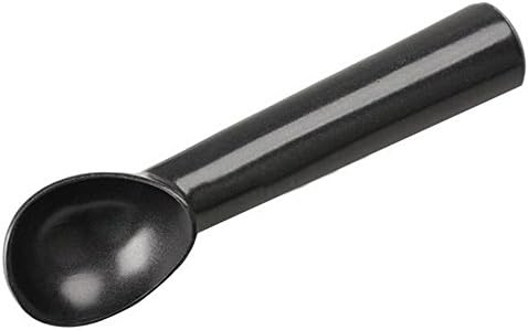 Nopea Aluminium Metal Ice Cream Scoop Non Stick Gelato Sorbet Spoon Kitchen Tool Black