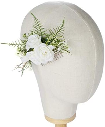 Floral Crown Green Headpiece Bridal Accessories Wedding Crown (G-comb)