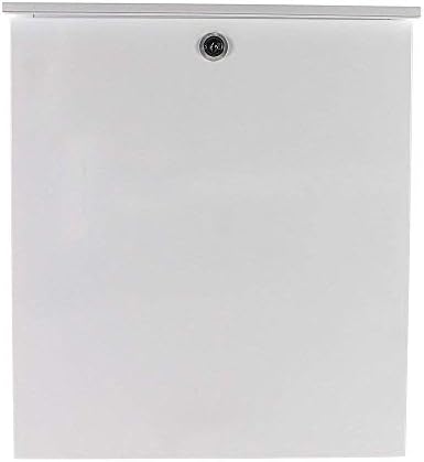 Rottner 3970 A4 Luna Large Capacity Steel Top Loading Letter Box - White