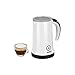 VonShef Automatic Electric Milk Frother and Heater Carafe - Stylish White