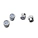 Valve Caps Prevent Corrosion,Chrome Copper Tire Stem Official, Car Dust Cover, Wheel Tire Air Caps Valve Stem Cover for Car/Motorcycle (4 Pcs/Set) for Volvo