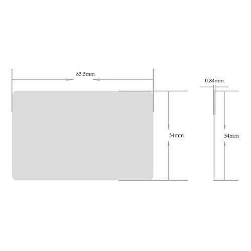 125kHZ TK4100 chip PVC ID Blank Card 100 Pack