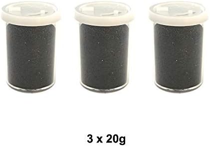 3 x Extra Fine Glitter - 20g (Black)