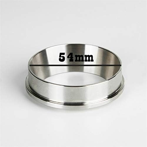 COKFEB Coffee filter 51/53/54mm Stainless Steel Intelligent Dosing Ring Brewing Bowl Coffee Powder for Breville Barista Portafilter,C