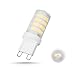 JandCase G9 LED Bulb, 4W 40W Halogen Equivalent, Daylight White 6000k, 400lm, 360 Degree Lighting for Chandelier, Bathroom Vanity, Wall Sconce, Ceiling Fan, Non-Dimmable, 6 Pack