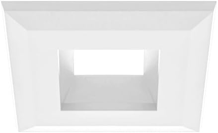 American Lighting Snap-On Square Trim For Epiq 4 Retrofits, Smooth, White