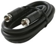 Steren ST-205-910BKM 3FT F-F RG6 PATCH CABLE GOLD UL BLACK