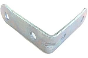 MPJ Corner Brace "L" Shaped Corner Joint Right Angle Brackets Fastener, Size and Quantity Options (50, 1.5"x1.5")