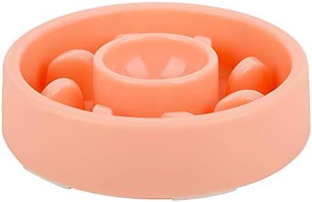 Zerodis Dog Slow Feeder Bowl, Anti-Choking Pet Slower Food Feeding Dishes Interactive Bloat Stop Dog Bowls Preventing Choking Healthy Design Dogs Cats Bowl