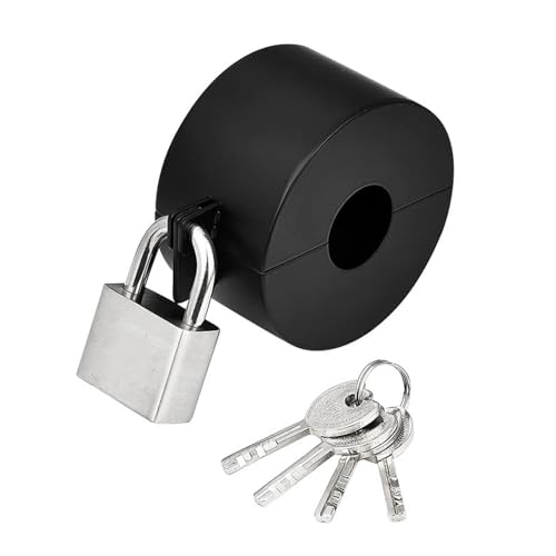 Glenmi Outdoor Faucet Lock Cover Durable Safety Device for Childproofing Water Valves and Spigots Freeze Protection Fit for Home Security(Padlock Type)