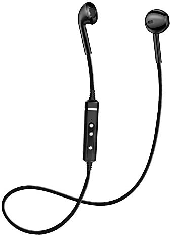 Bluetooth Headphones,URWILL Wireless Earbuds V4.1 Stereo Earphones Sweatproof Bluetooth Headset Sports Noise Cancelling with Mic for iPhone X 8 7 Plus Samsung Galaxy and Android Phones (Black)