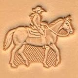 Tandy Leather 3D Horse & Rider 3D Stamp 88314-00 by Tandy Leather