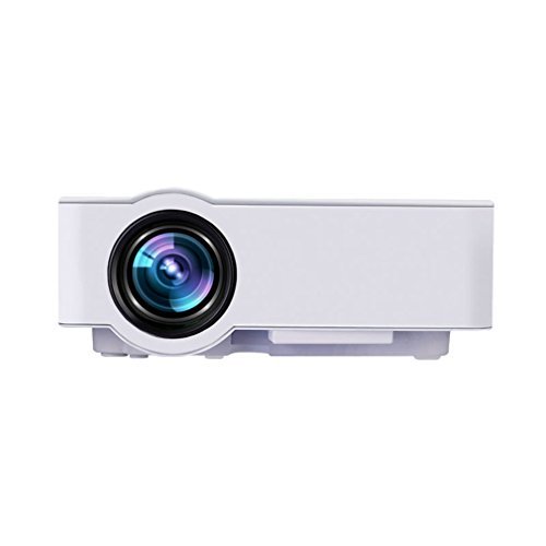 Home Video Projector LESHP E08S LCD Portable Multimedia Family Cinema Projector 1500 Lumens for Home Entertainment Supports Cell Phone Connection(Black)