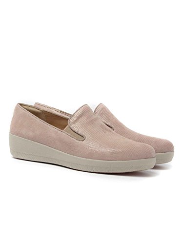 FitFlop Women's Superskate Lizard-Print Suede Loafers Nude Pink 07 & Sunscreen