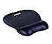 Jaras Comfort Gel Mouse Pad with Wrist Rest, Non-Skid Rubber Base, Water Resistant, Black
