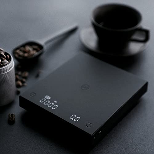 TIMEMORE Coffee Scale, Espresso Scale,Weigh Digital Scale with Timer,2000 Grams(Black)