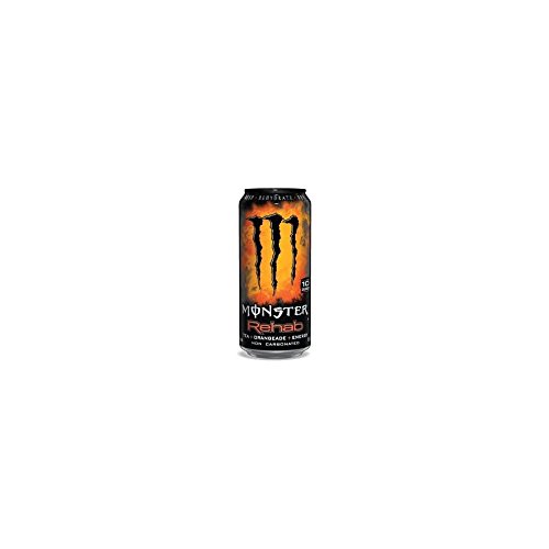 Monster Rehab Energy Drink, Orangeade, 15.5-Ounce Cans (Pack of 12)