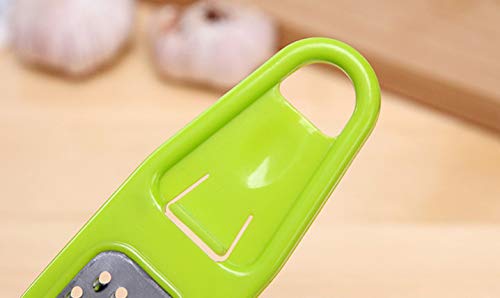 Multipurpose Grater for Ginger or Garlic - Stainless Steel Mincer and Crusher with Silicone Roller Peeler Tube Set - Professional Grade, Easy Squeeze,Dishwasher safe, Rust-proof,Easy Clean - Thumbnail 5