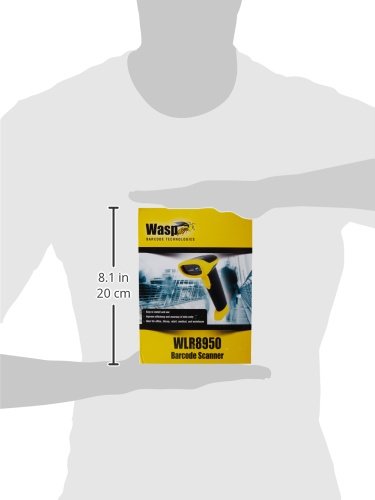 Wasp WLR8950 PS2 Bi-Color CCD Barcode Scanner with PS2 Cable