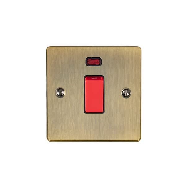 1 Gang 45 Amp Double Pole Switch with Neon