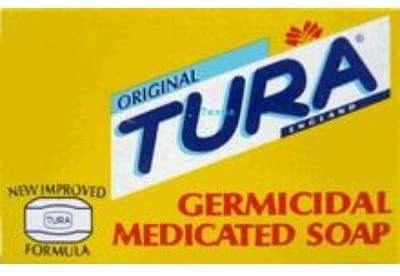 Tura Germicidal Medicated Soap Tura Savon Soap - 2.5oz Pack of 3 By perfecto