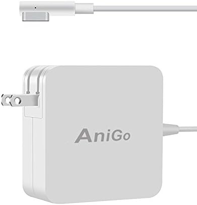 Macbook Charger, AniGo Replacement Macbook pro air charger Magsafe L Shape Connector AC Power Adapter for Macbook Pro with 13-inch Retina display - After Late 2012 (60W)