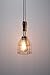 Industrial Hanging Pendant Light with Wood Handle and Vintage Style Wire Cage Guard - Hanging Lamp - Built by Hand in the USA by Industrial Rewind
