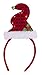 Christmas Headbands - 6-Pack Holiday Party Accessories, Festive Photobooth Props and Decoration, 6 Assorted Designs Including Reindeer Antler, Elf Hat, Santa Hat, For Adults