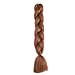 Lady Corner Ombre Braiding Hair 24inch Jumbo Braids High Temperature Fiber Synthetic Hair Extension 5pcs/Lot 100g/pc for Twist Braiding Hair (24inch(Pack of 5), Auburn Brown)