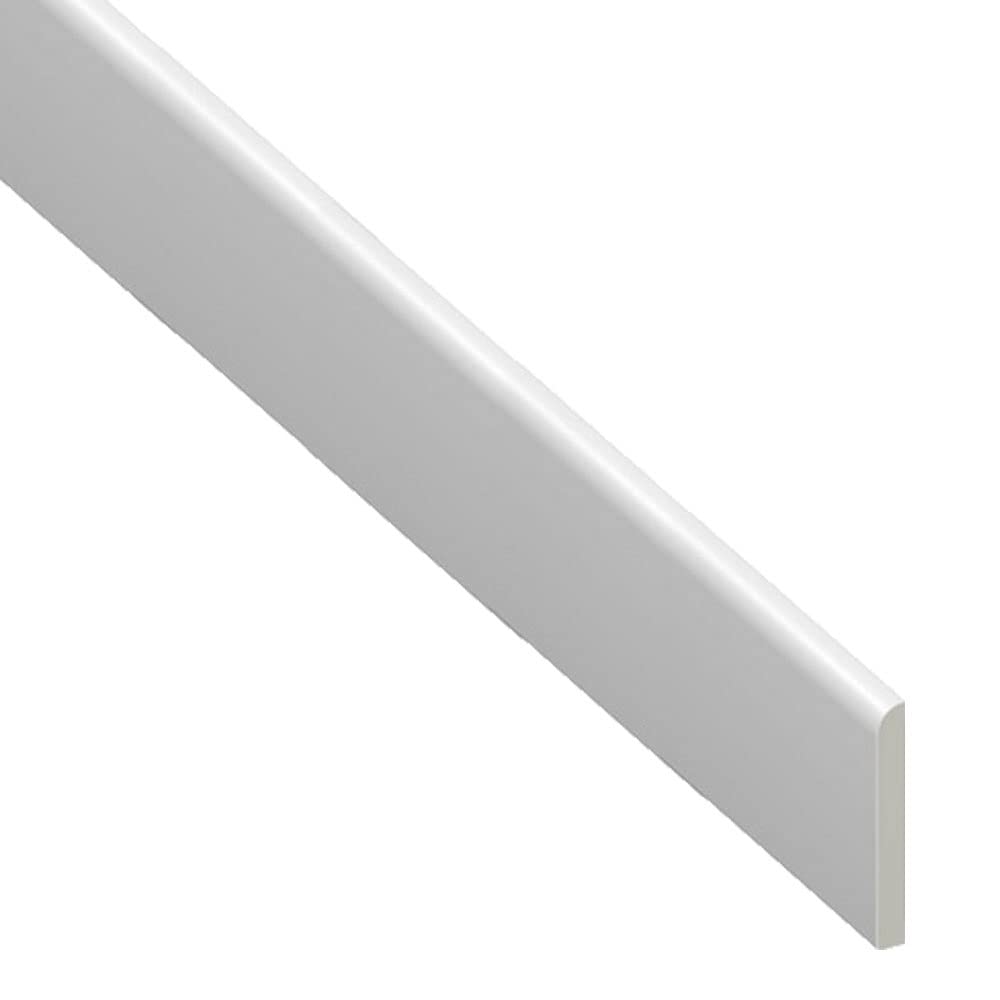 65mm uPVC Architrave - Plastic Skirting Board - 1.25m Length