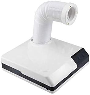 ROYWY Nail Dust Collector Suction Fan, 60W Strong Power Nail Dust Collector Nail Fan Dust Collector Machine Vacuum,with 3 Vents 360° Flexible Rotating and Retractable Elbow,for Nail Vacuum Cleaner