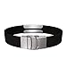 Road ID Autism/Aspergers Bracelet - The Wrist ID Elite 13mm - Stainless Classic - Adjustable Wristband with Free Custom Engraving and Autism Puzzle Badge (Blue)