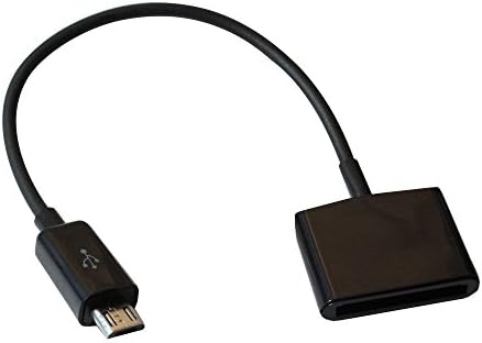 Fenzer Black 30 Pin Converter Charger Adapter for Samsung m828 Precedent m850 Instinct HD m900 Moment m910 Intercept m920 m930 Transform Ultra r100 Stunt r250 Contour r261 Chrono r330 Stride