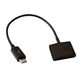 Fenzer Black 30 Pin Converter Charger Adapter for Samsung r710 Suede r720 Admire r730 Transfix r470 TwoStep r850 r860 Caliber r880 Acclaim r900 Craf s8500 Wave SCH-R580 Profile