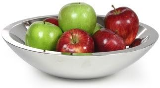 1A18201 Stainless Steel Serving Bowl with Double Wall Insulation