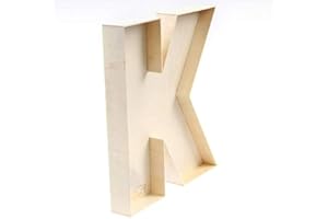 fillable Wooden Letter K Wood fillable Letter box A-Z Wooden fillable Letter