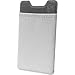 Smartish Stick-on Phone Wallet - Sidecar Slim Expandable Credit Card Pocket - Fits iPhone and Android (Silk) - Gunmetal Gray