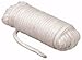 Katzco Nylon Rope Twisted Solid Braided - 1 Roll of 3/8 Inch x 50 Feet Rope - for Camping, Sports and Outdoors, Construction, Moving, Furniture, Towing, Wheels and Axles, Boat Docks, and Fishing