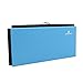 Alpha Mats Tri-Folding Gymnastics and Exercise Mat for Aerobics, Yoga, Martial Arts - 4 x 10 x 2 Feet, Light Blue