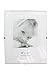 Displays2go 8 x 10 x 1/4-Inch, Tempered Glass Frameless Clip Picture Frame For 8 x 10-Inch Prints, Wall-Mounted - Sold In Sets Of 6