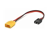 Traxxas ID Charger Adapter: Traxxas Female to XT90 Male Connector Plug (Wires Cables Leads Adapter XT-90 Arrma Typhon Talion Kraton Fazon Nero Outcast Senton)