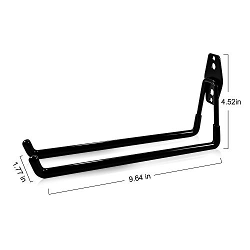 U Shape Hook Heavy Duty Wall Mount Tool Holder Anti Slip Organizer for Duty Double Utility Hook/Wall Mount Hung izer Packs/Garage Mega Strong Holder/Bicycle Storage Space Saver/Hanger Rack