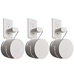 Dot Genie Google WiFi Outlet Holder Mount [Pro Version]: The Strongest, Most Versatile and Attractive Mount Stand Holder for Google WiFi. Great for Home and Businesses! Still No Screws! (3-Pack)