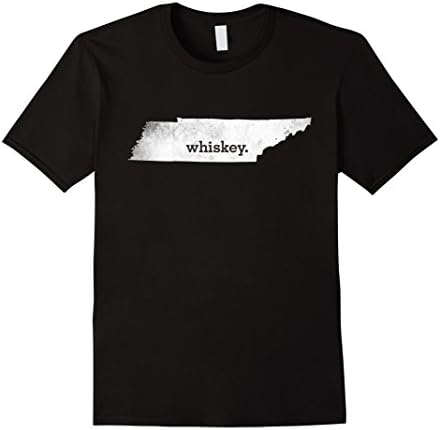 Men's Tennessee Whiskey State Throwback Vintage Tshirt Medium Black