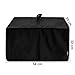 BCP Black Color Heat-Resistant Waterproof Nylon Fabric Microwave Oven Dust Cover Case Protections Protector