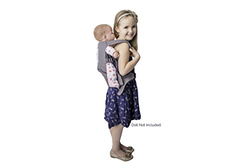 Baby doll carrier for kids, toddlers, girls- baby doll carrier back pack- front snuggle carrier-soft baby doll carrier- baby doll travel carrier -Free “magic” baby bottle.