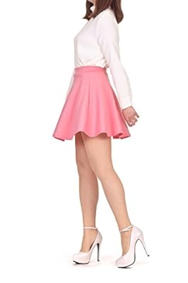 Dani's Choice Cotton Candy Color A line Full Flared Skater Mini Skirt