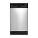 Frigidaire FFBD1821MS 18 Built-in Dishwasher, Black/Silver, 18 inches,